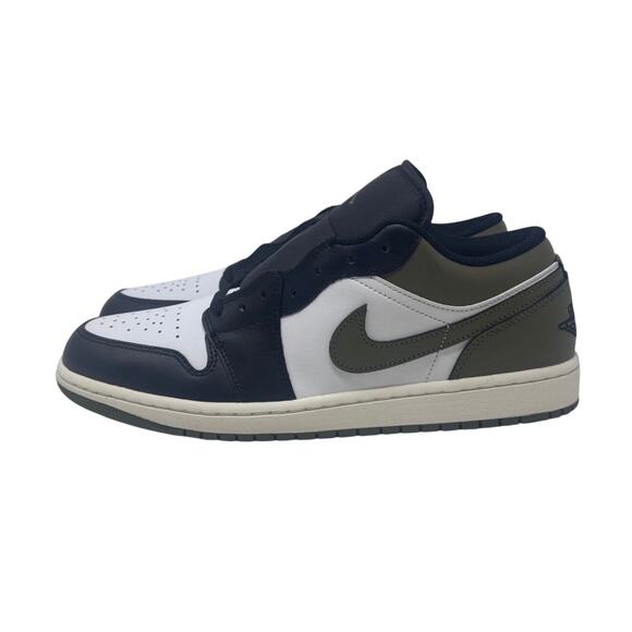 Nike Air Jordan 1 OG Low Black Toe Medium Olive Green 553558-092 Mens 12 NWB main image 11